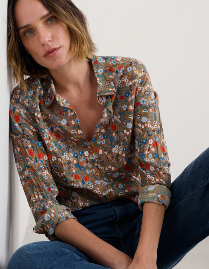 Seasalt Larissa Shirt in Still Life Basket