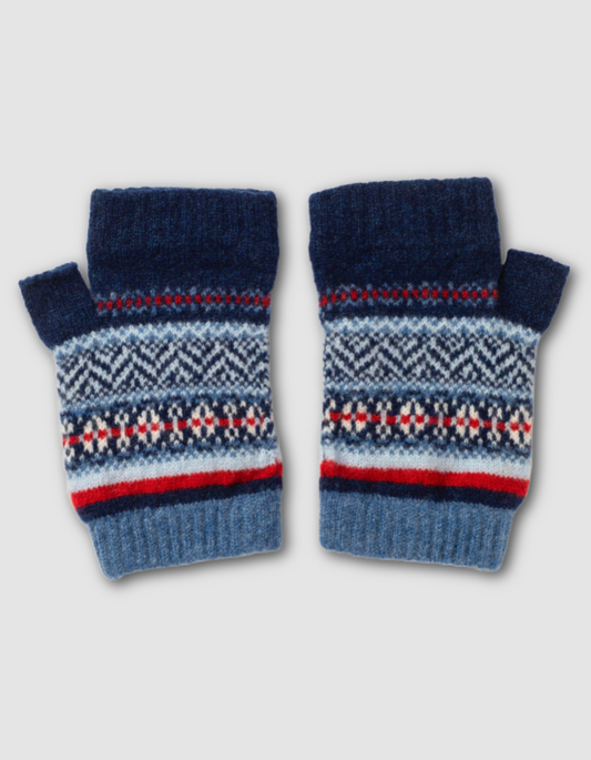 Eribe Stobo Open Mitts in Navy Reflection