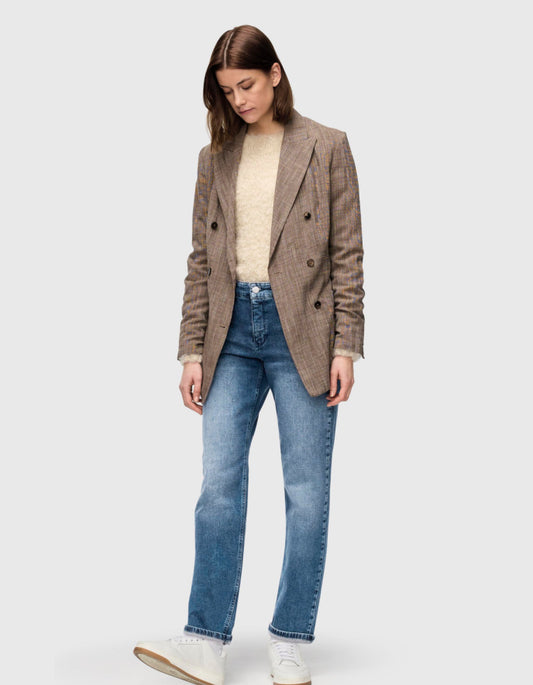 MAC Straight Jean in Mid Blue Wash