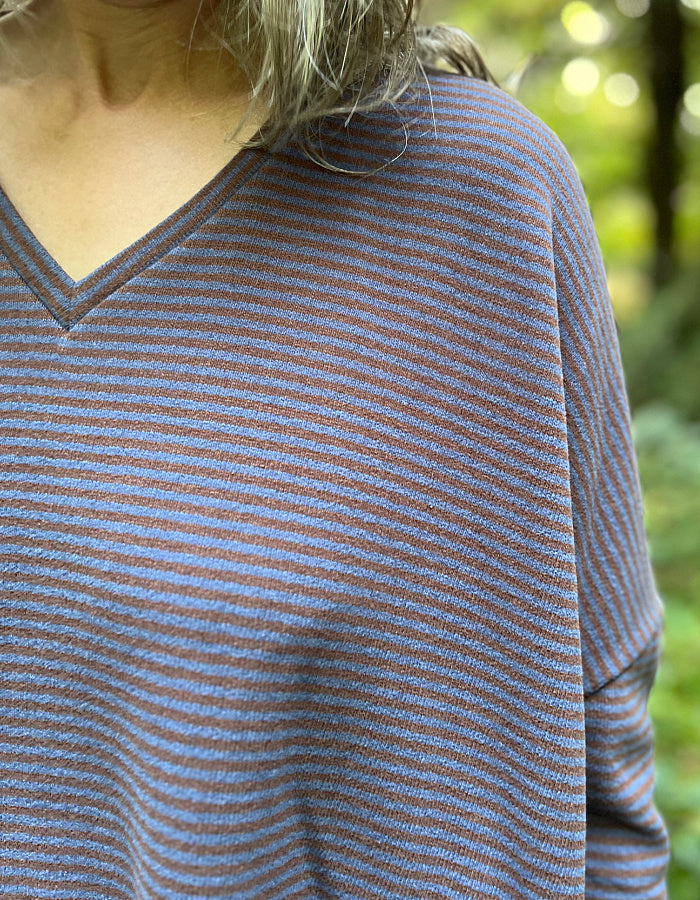 Neirami Short Boxy Striped Sweater