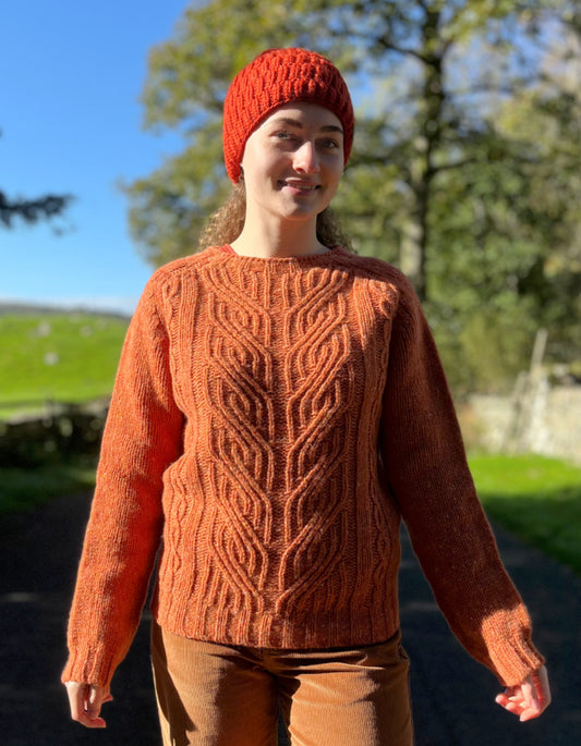 Harley Cable Weave Sweater in Stronsay