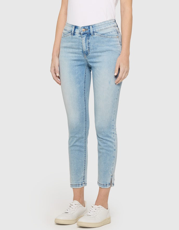summer vintage wash stretchy cropped jeans