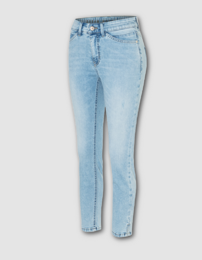 summer vintage wash stretchy cropped jeans