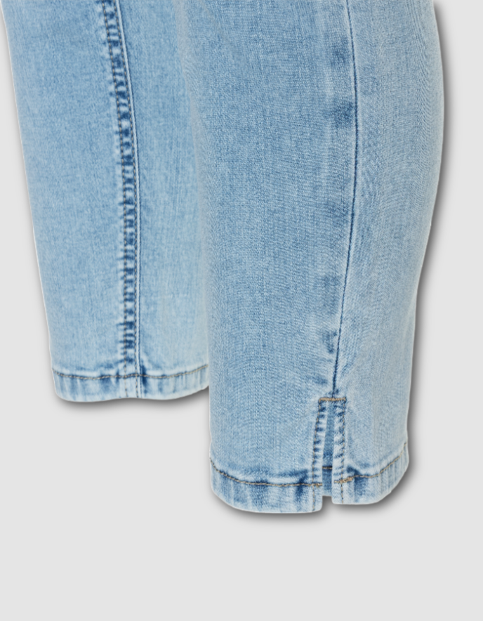 summer vintage wash stretchy cropped jeans