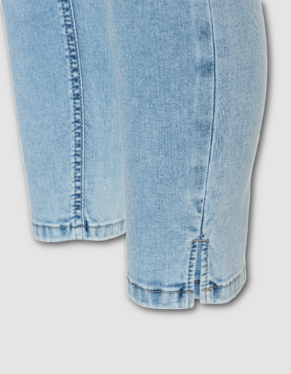 summer vintage wash stretchy cropped jeans