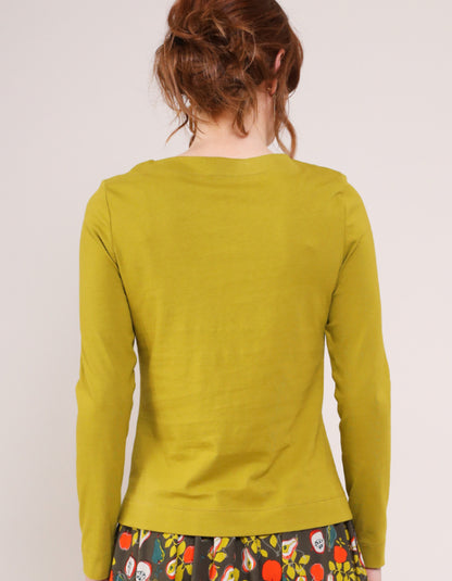 Nomads Long Sleeve Top in Tarragon