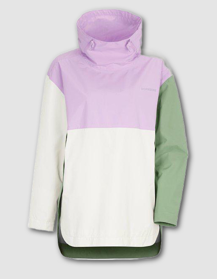Didriksons Thyra jacket in Lilac Green Combo