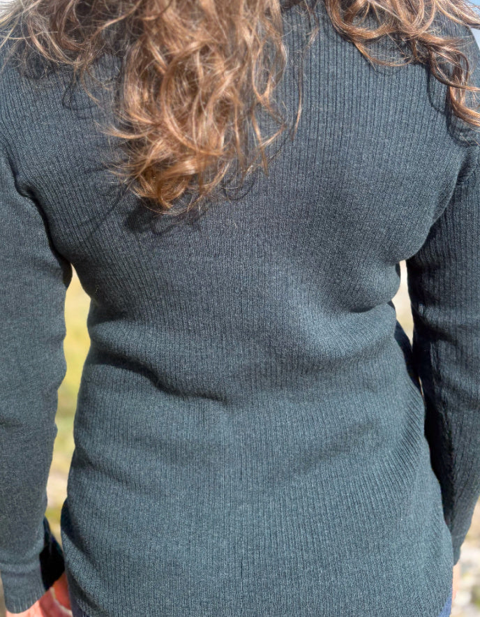 Mansted Tibby Long Sleeve Tee in Dark Aqua