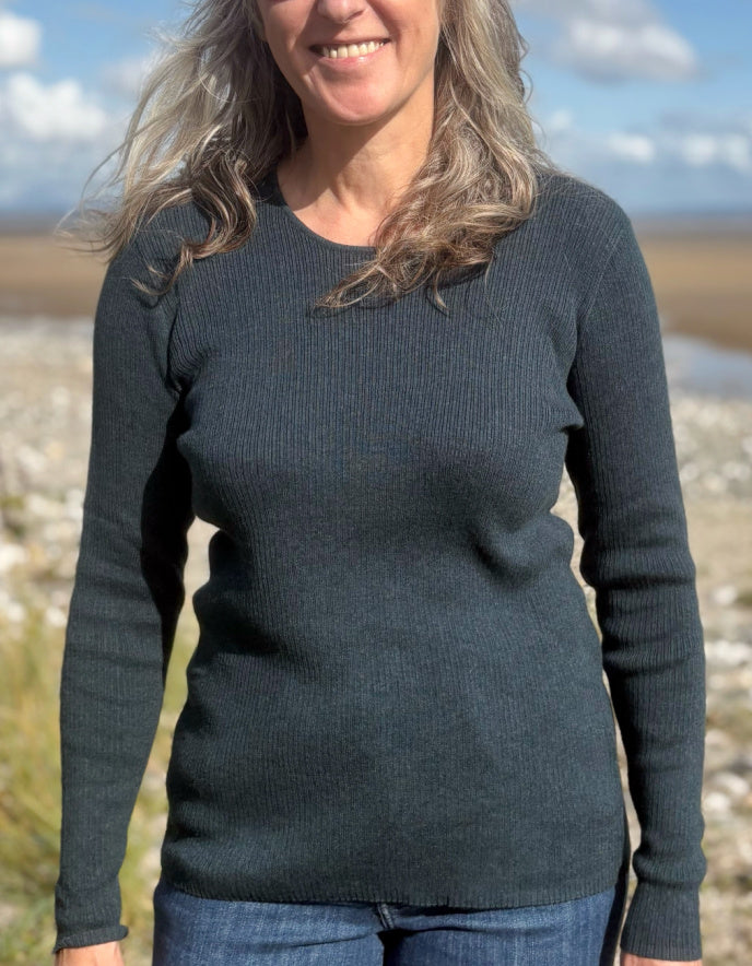 Mansted Tibby Long Sleeve Tee in Dark Aqua