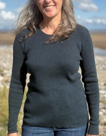 Mansted Tibby Long Sleeve Tee in Dark Aqua