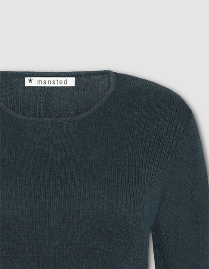 Mansted Tibby Long Sleeve Tee in Dark Aqua