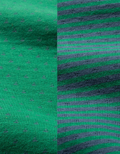 Heidekonigin Hooded Reversible T shirt in Green