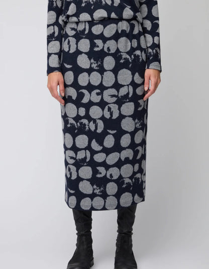 Sahara Brushed Jersey Spotted Tube Skirt
