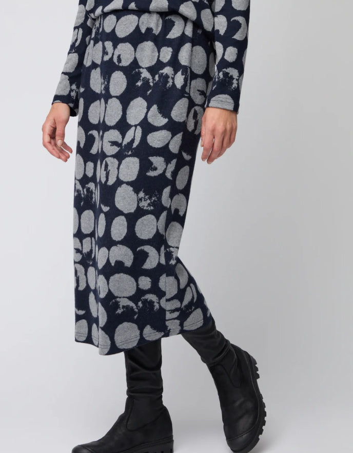 Sahara Brushed Jersey Spotted Tube Skirt