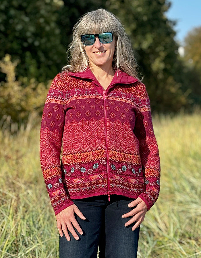 Dunque Alpine Turtle Zip Cardigan