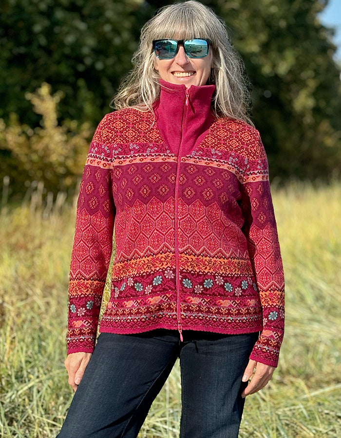 Dunque Alpine Turtle Zip Cardigan