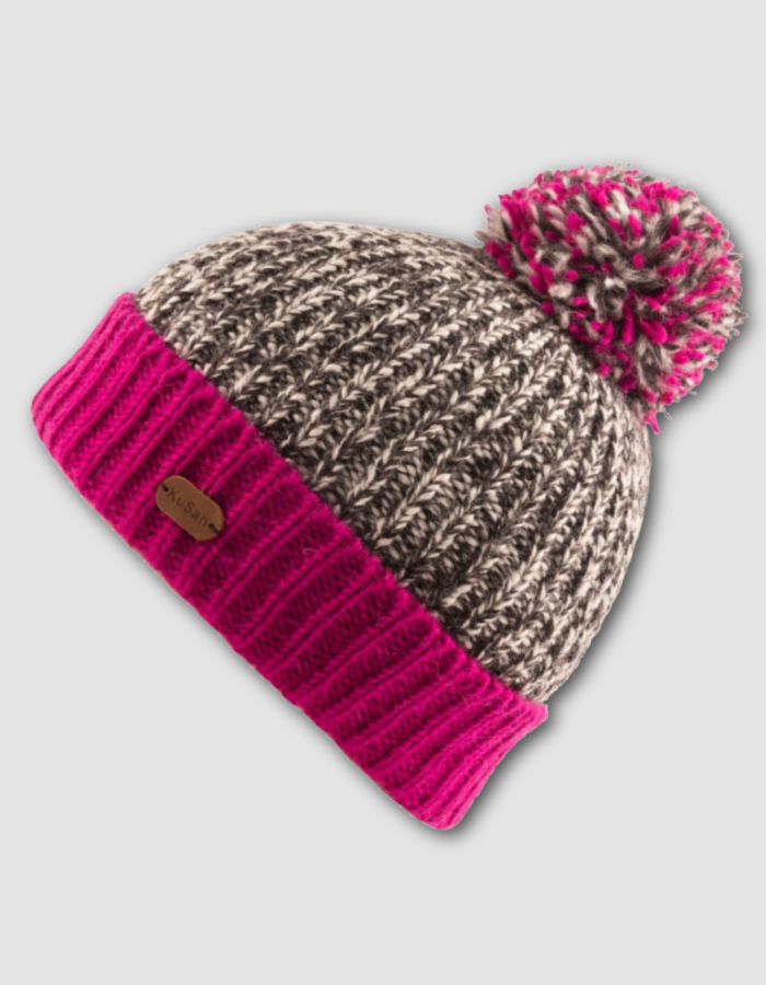 Kusan Pink Tweed Bobble