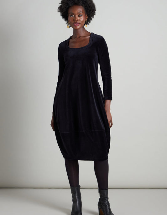 Sahara Velvet Jersey Bubble Dress