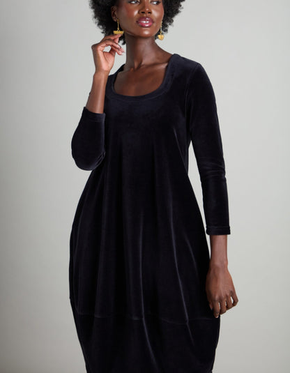 Sahara Velvet Jersey Bubble Dress