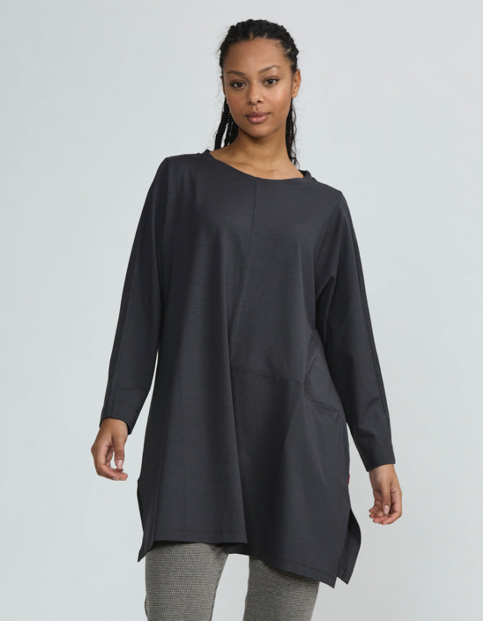 Vetono Black Tunic Dress