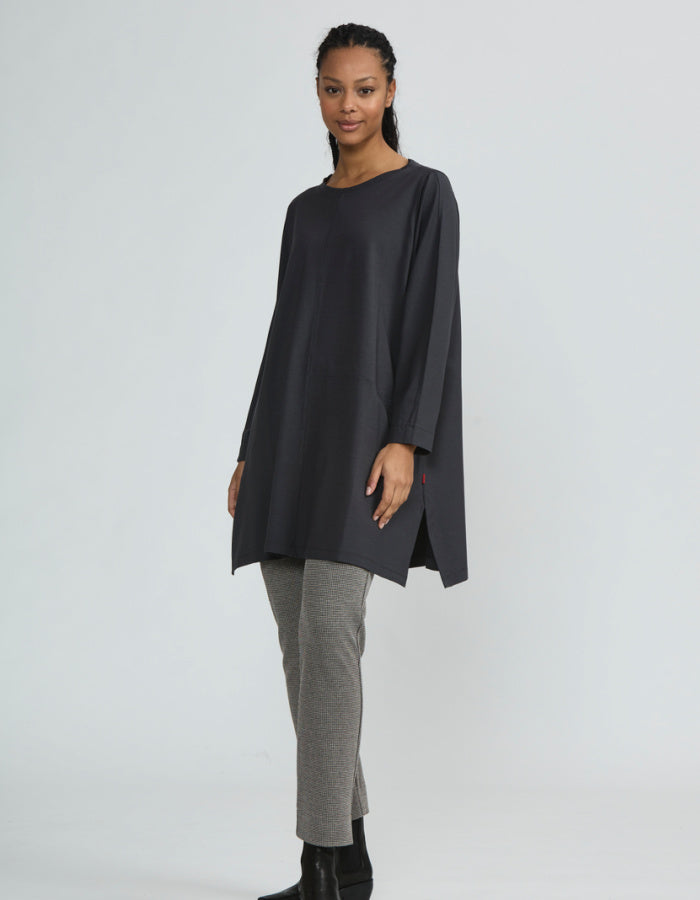 Vetono Black Tunic Dress