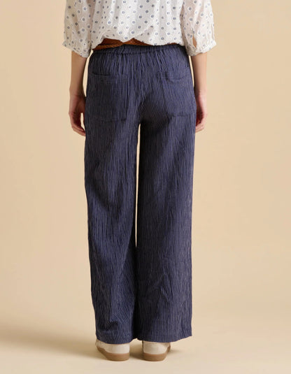 Brakeburn Wide Leg Striped Trouser