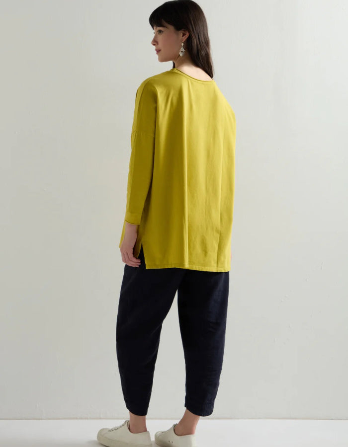 Sahara Relaxed Jersey Top in Citrus