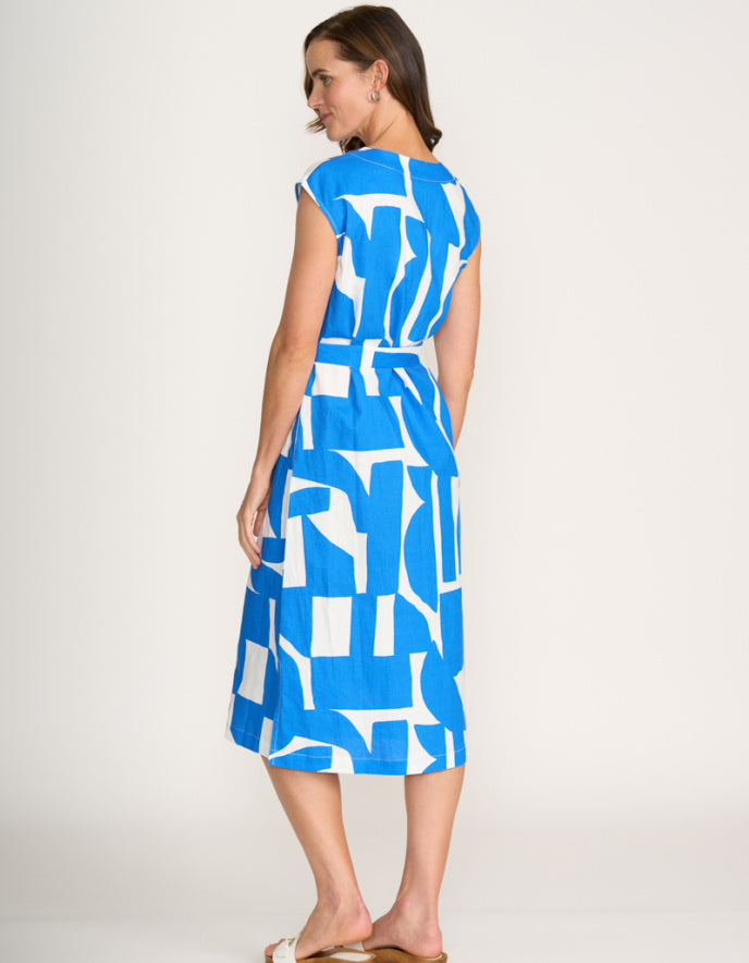 Foil You Little Zipper Dress in Reflection