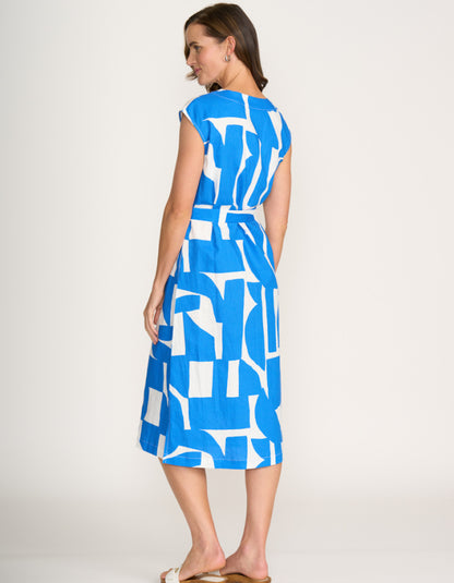 Foil You Little Zipper Dress in Reflection