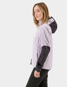 soft pink lightweight summer rain jacket with hood