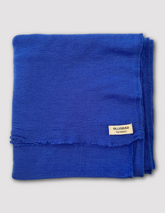By Basics Plain Merino Scarf in Cobalt Blue