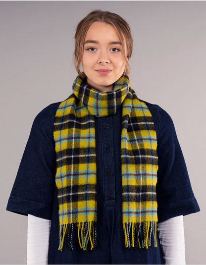 Lochcarron Lambswool Scarf in Cornish National Tartan