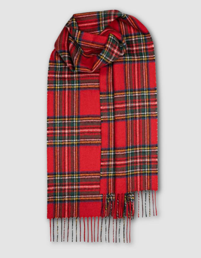 Loch Carron Lambswool Scarf in Royal Stewart Modern