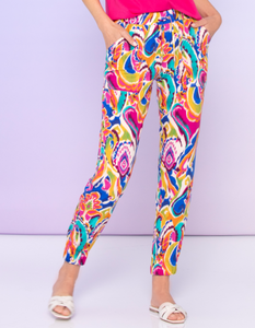 Stehmann Suzette Jogger Pant in Festival Brights