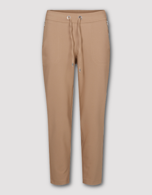 camel sport  luxury jogging trousers with elasticated waistband and drawstring